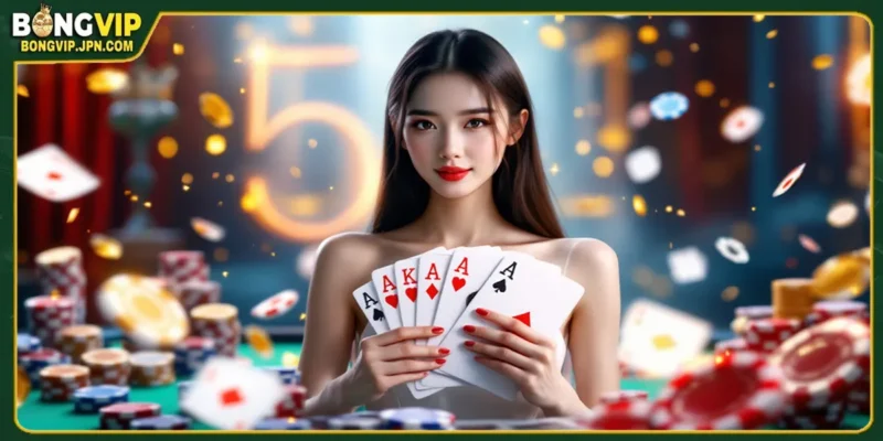 Các trò chơi game bài cuốn hút top đầu tại BONGVIP